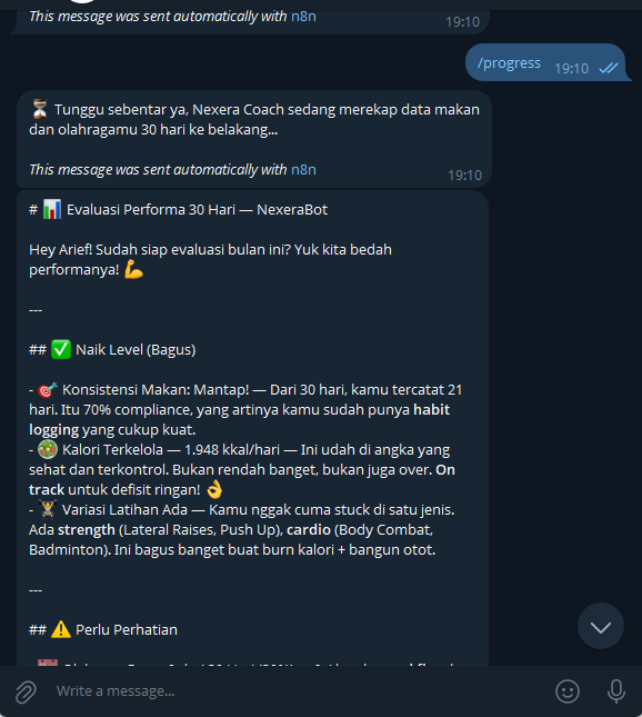 NexeraFit Tracker Telegram - Image 2